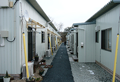 東日本大震災の避難民への支援活動